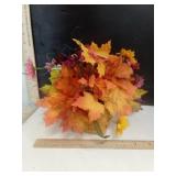 Autumn Faux Floral Basket