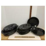 Granite Ware Enameled Roasting & Pie Pans