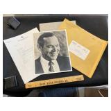 Sen Robert Taft Jr Photo & Signed Letter