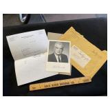 Sen Stuart Symington Autographed Photo