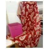 Pink Storage Box & Fleece Lap Blanket