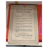 BF Goodrich Footwear Corp 1932 Calendar