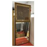 Decorative Bamboo Look Framed Mirror