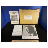 Sen Frank Church Signed Photo & Letter