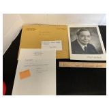 Sen Earl Albert Signed Photo & Letter