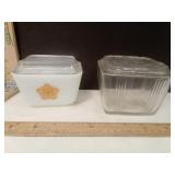Vintage Pyrex Butterfly Gold Refrigerator Dish