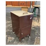 Metal File Cabinet & Key