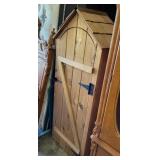 Wooden Shed Look Cabinet
