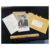 Sen Frank Church Autographed Photo & Letter