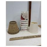Small Lampshades 7 White 1 Reindeer
