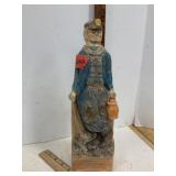 Old Time Coal Miner Ceramic Figure