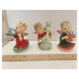 Vintage Ceramic Christmas Angels with Music