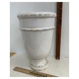 White Ceramic Planter