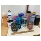 Water Bottles Travel Mugs & More