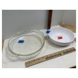 Fire King & White Glass Baking Dishes