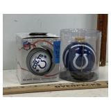 Colts Themed Holiday Ornaments