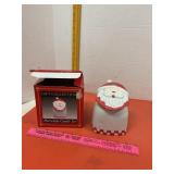 Holiday Porcelain Candy Jar In Box