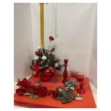 Holiday Center Piece Candles & More