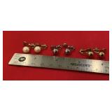 Monet Clip On Earrings 3 Pairs Pearl ?