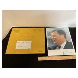 Sen John Tower Signed Photo