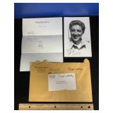 Sen Dick Clark Signed Photo & Letter