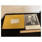 Sen Russell B Long Signed Photo