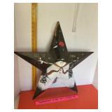 Metal Snowman Decor Star