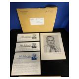 Sen J. W. Fulbright Signed Portrait & Reports