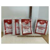 Glittering Christmas Drape 4 Bags 32x40'