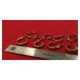 Monet Gold Tone Clip On Hoops 4 Pairs