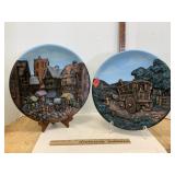 Vintage 3D Ceramic Wall Plaques