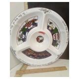 International China Co. Porcelain Divided Dish