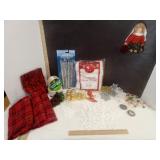 Holiday Cloth Napkins 3, Hand Towel,Garlands,