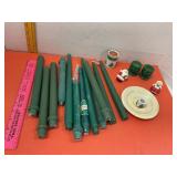 Flat Of Candles Candle Holders & Matches