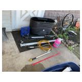 RV Propane Tank Cover Water Fed Gutter Cleaner