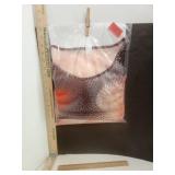 Orange Taupe Print Long Top nip Large