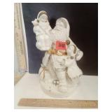 Bucharest Porcelain Bisque Santa Figurine with