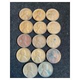U.S. Wheat Penny Coin Various Dates