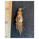 Victorian 14k Acid Tested Earring & Seeded Pearl ?