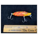 Vintage Heddon Tiny Runt Wooden Lure