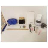 Lumier Cltch Bag, Rotating Color Wheel Pin, Comb