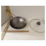 Stainless Steel 91/2' Wok Set with Wire Racks &
