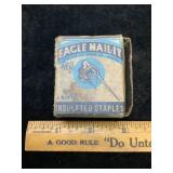 Vintage Eagle Nail It Insulated Staples In Box