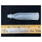 Vintage Nowlandï¿½s Clear Glass Bottle