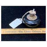 Antique Victorian Black Porcelain Enamel Door Knob