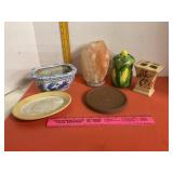 Longaberger Pottery Button Basket Brick