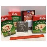 Various Coffee Filters