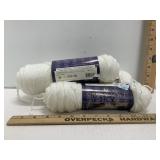 Caron Simply Soft White Acrylic White Yarn 3