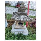 Concrete Japanese Pagoda Lantern