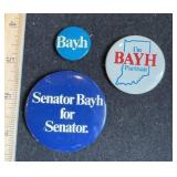 Birch Bayh For Senator Campaign Buttons